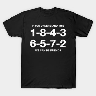 1-8-4-3-6-5-7-2 Firing Order T-Shirt